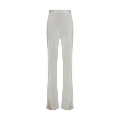 Beige Viscose Dress Pants