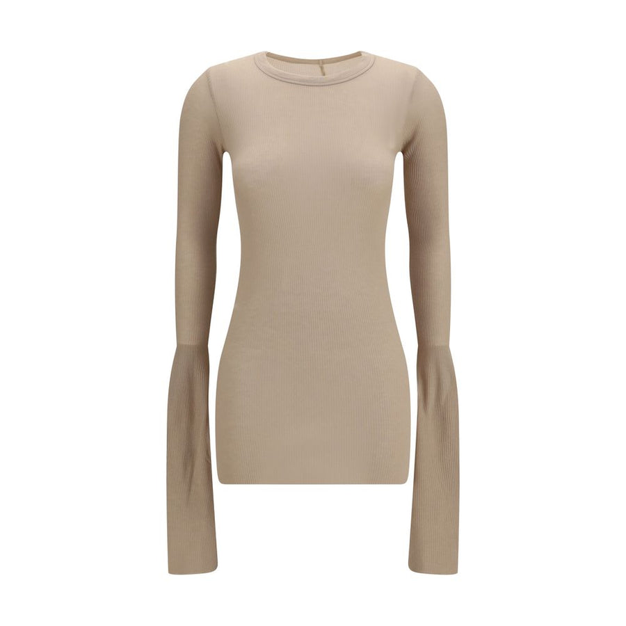 Beige Viscose Shirt