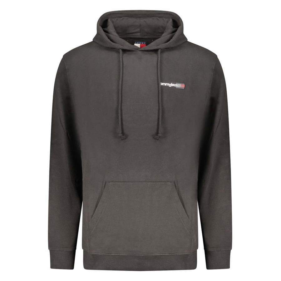 Black Cotton Men's Sweatshirt