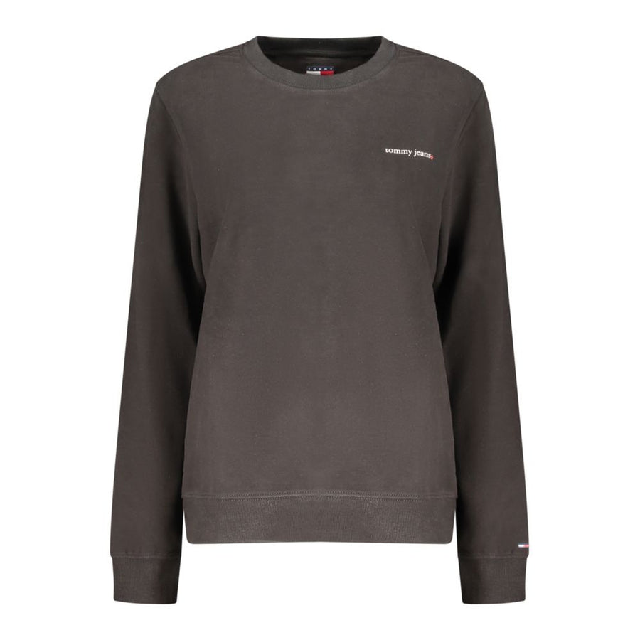 Black Cotton Women's Sweatshirt