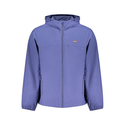 Blue Polyamide Men's Jacket