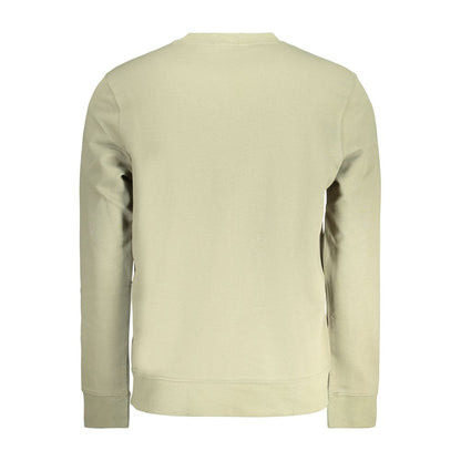 Green Cotton Mens Sweatshirt