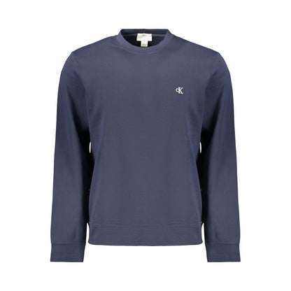 Blue Cotton Men's Sweatshirt