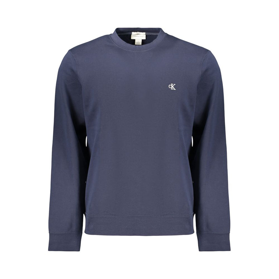Blue Cotton Men's Sweatshirt