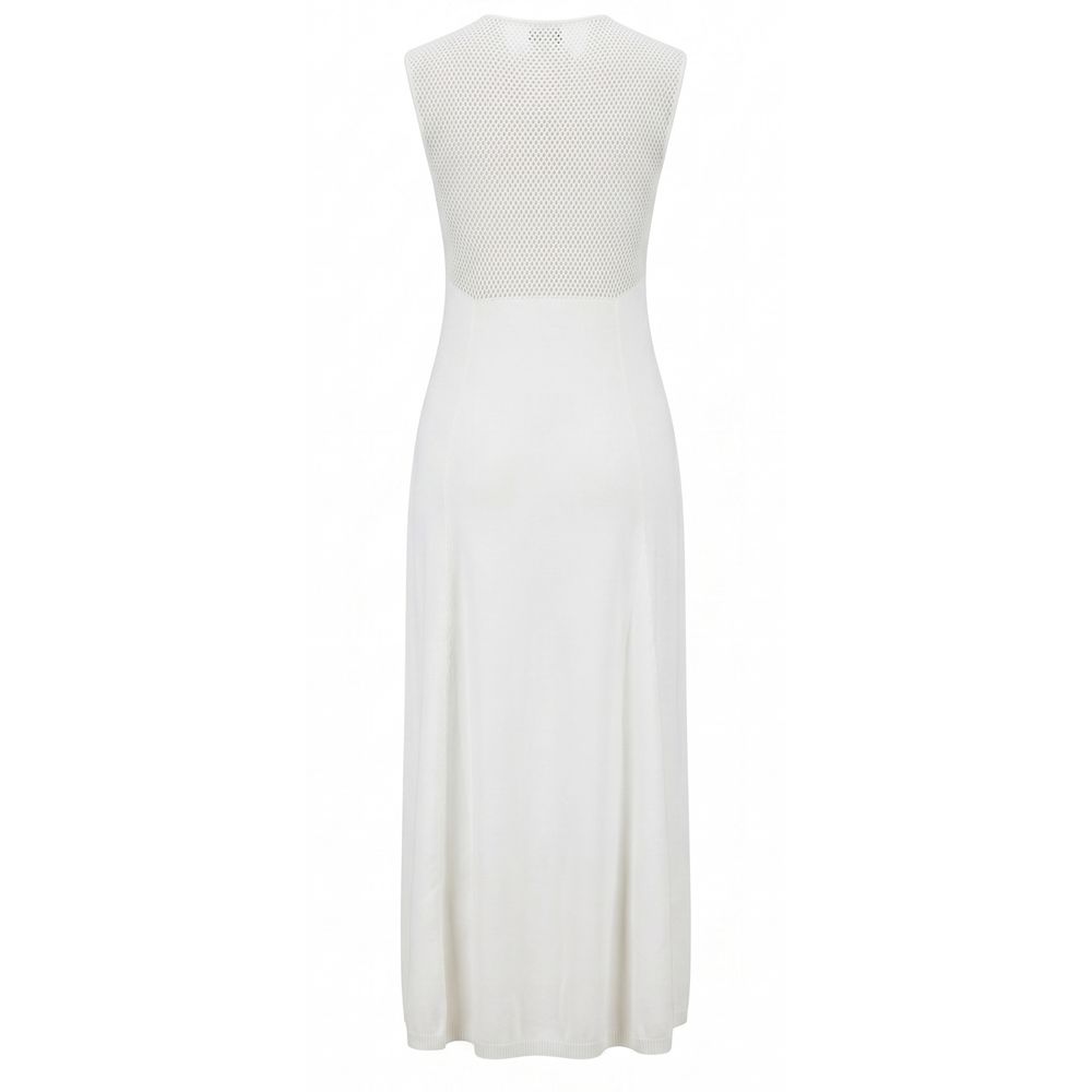 White Silk Women Dress