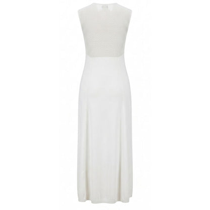 White Silk Women Dress
