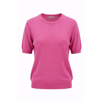 Pink Cotton Women Sweater