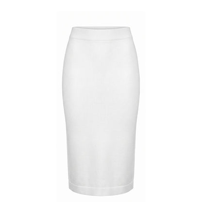 White Cotton Women Skirt