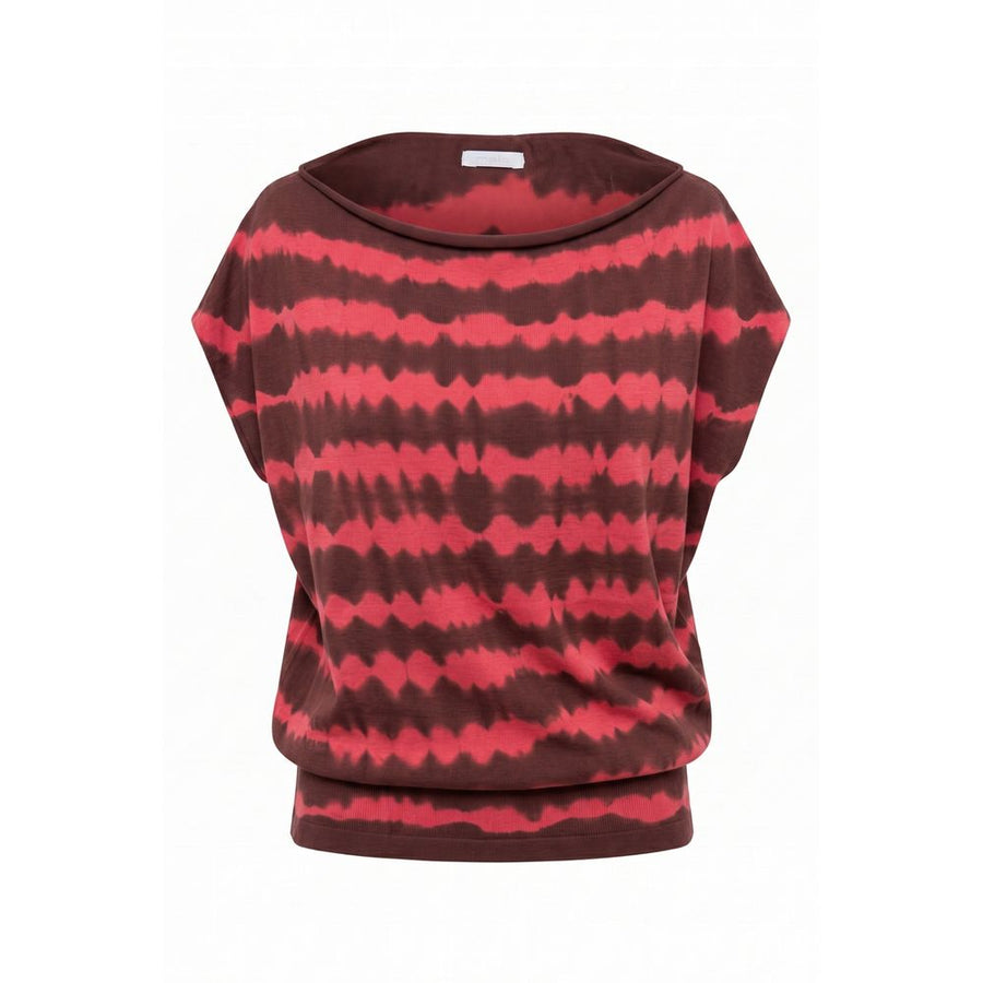Brown Cotton Women T-Shirt
