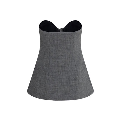 Gray Wool Oves Aries Corset