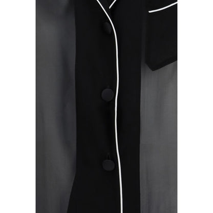 Black Silk Shirt