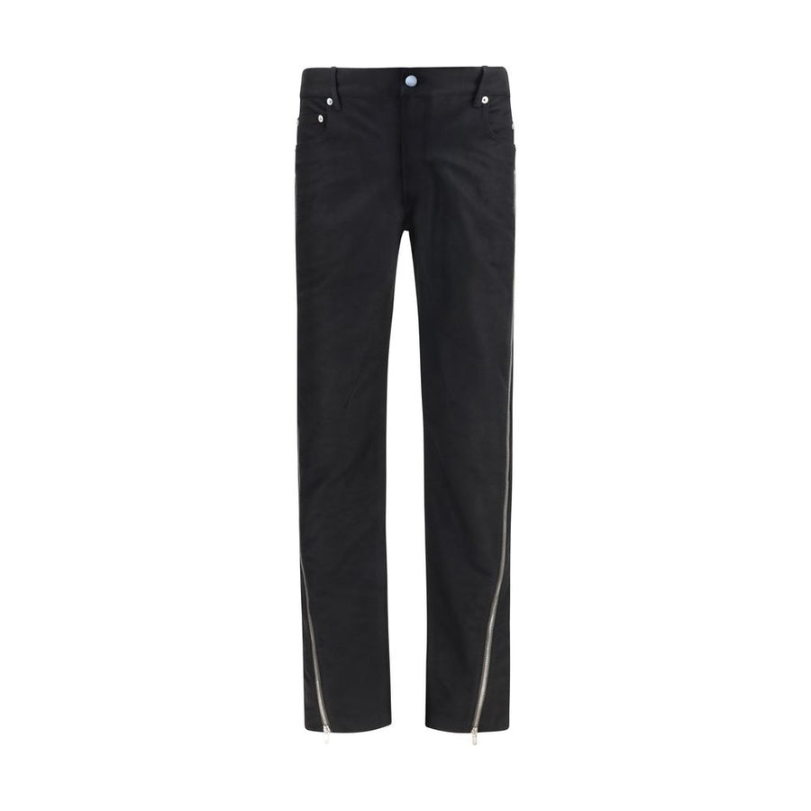 Black Wool Oves Aries Straight-Leg Jeans