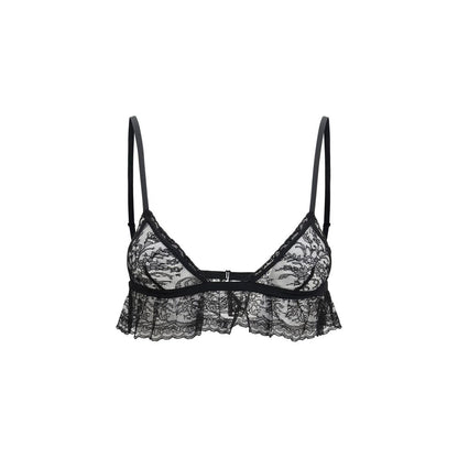 Black Cotton Bra