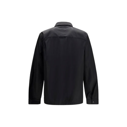 Black Recycled Polyamide Dress Shirt