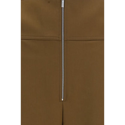 Brown Wool Oves Aries Casual Pants