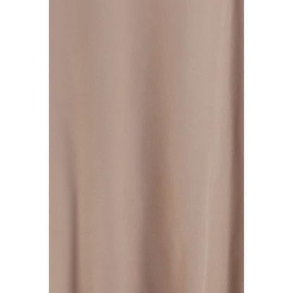 Beige Lyocell Long Skirt