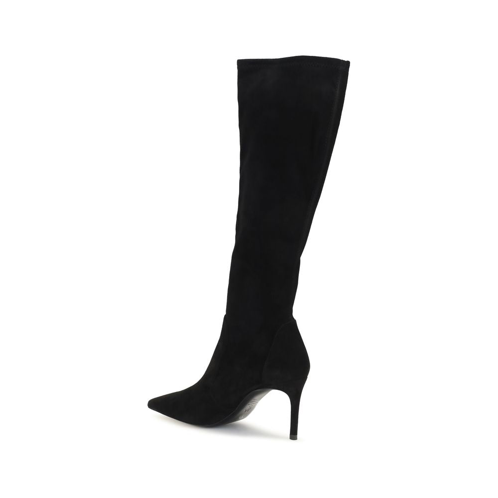 Black Calf Leather Bos Taurus Boots