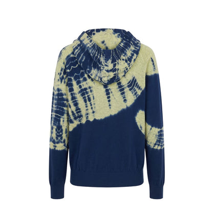 Blue Cotton Women's Sweatshirt