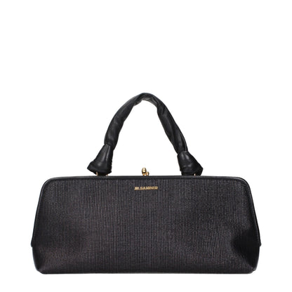 Black Raffia Handbag