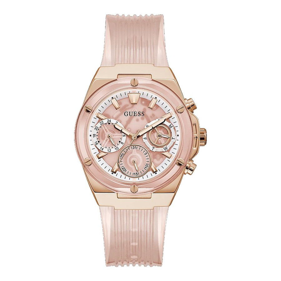 Multicolor Rubber Dress Watch