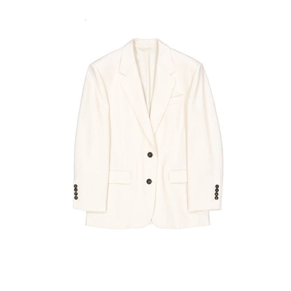 White Viscose Blazer