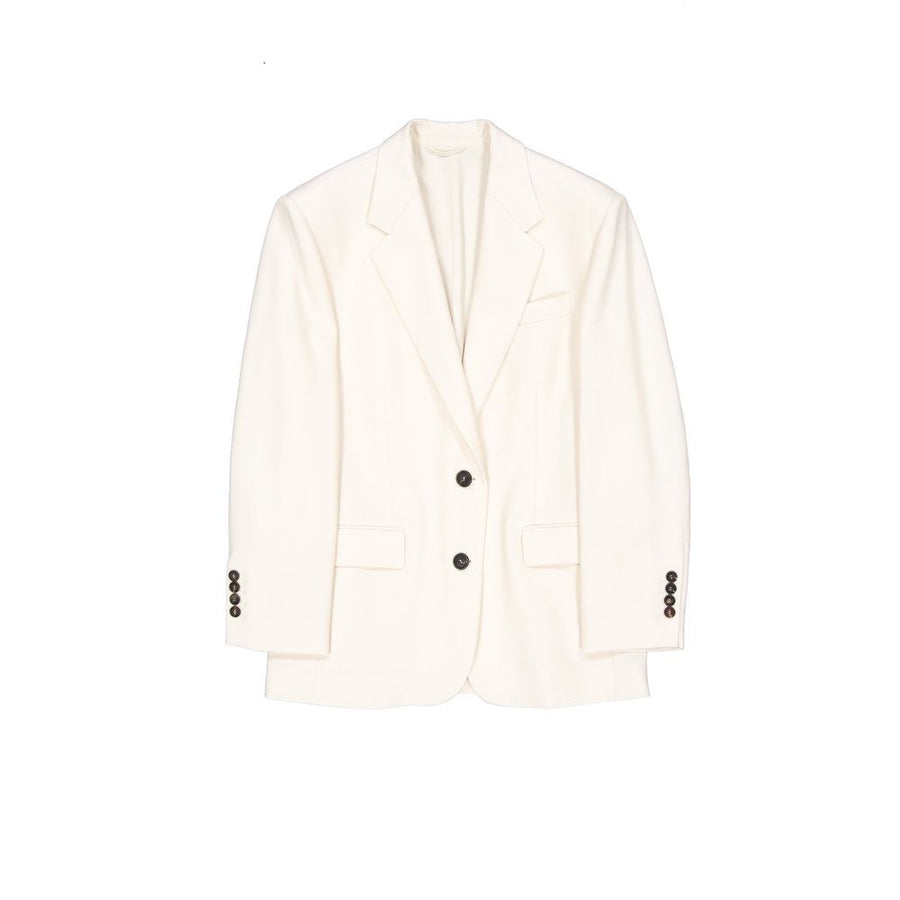 White Viscose Blazer
