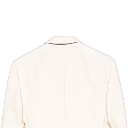 White Viscose Blazer