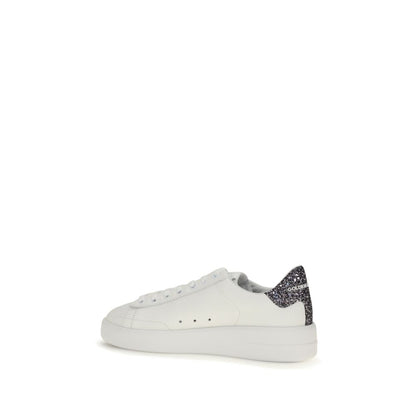 White Calf Leather Bos Taurus Low Top Sneakers