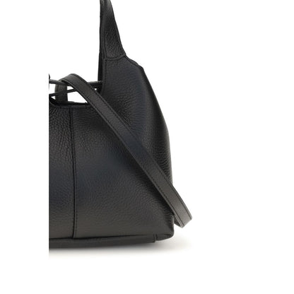 Black Calf Leather Bos Taurus Shoulder Bag