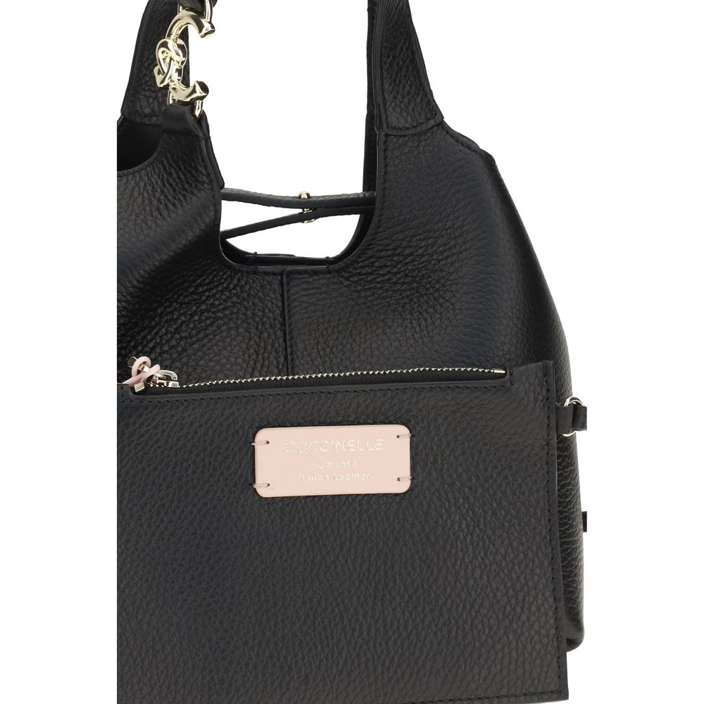 Black Calf Leather Bos Taurus Shoulder Bag