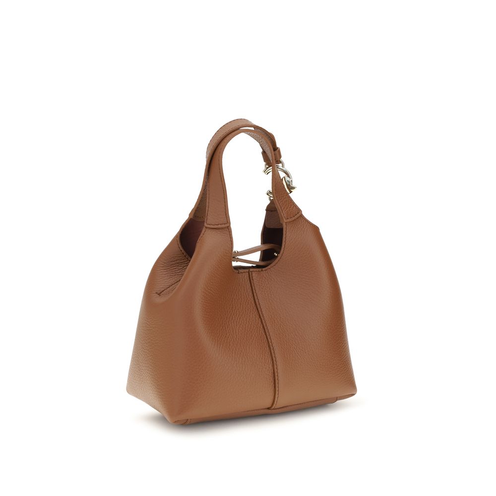 Brown Calf Leather Bos Taurus Shoulder Bag