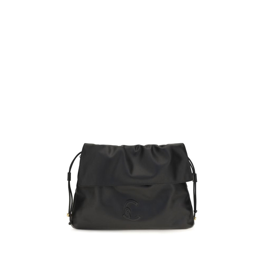Black Calf Leather Bos Taurus Shoulder Bag