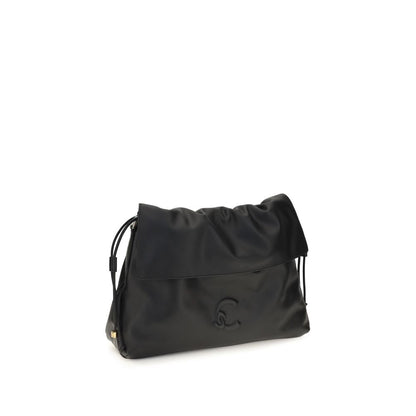 Black Calf Leather Bos Taurus Shoulder Bag