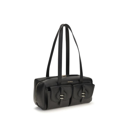 Black Calf Leather Bos Taurus Shoulder Bag