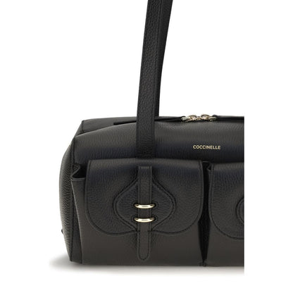Black Calf Leather Bos Taurus Shoulder Bag