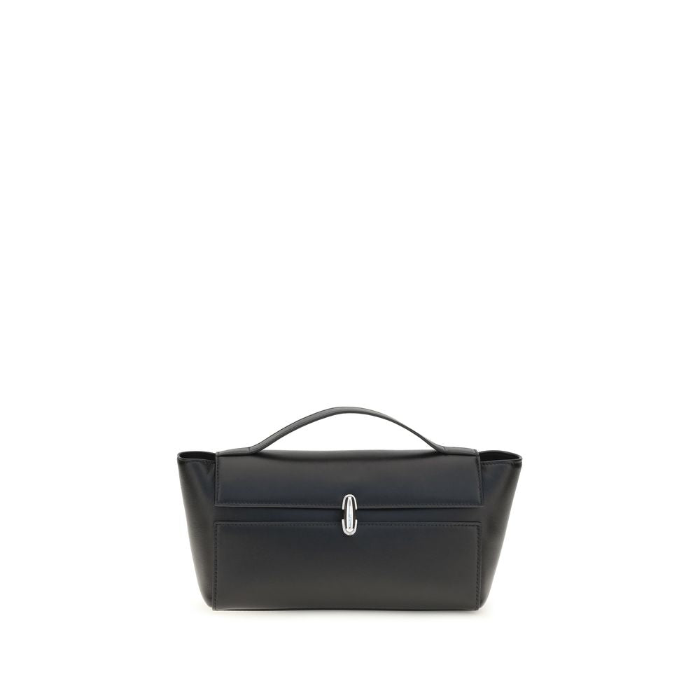 Black Calf Leather Bos Taurus Shoulder Bag