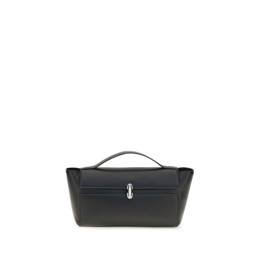 Black Calf Leather Bos Taurus Shoulder Bag