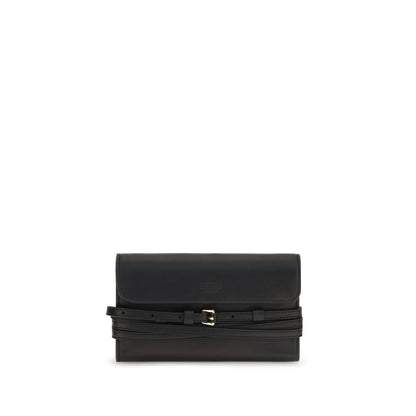 Black Goatskin Shoulder Bag