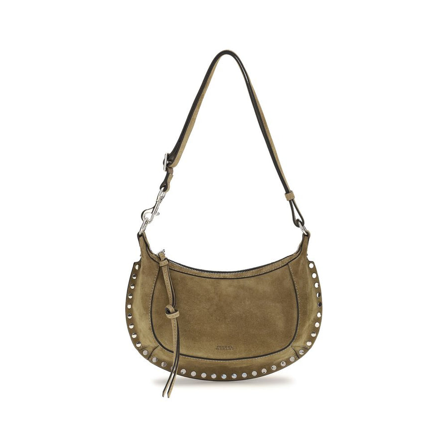 Beige Calf Leather Bos Taurus Shoulder Bag