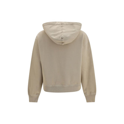 Beige Cotton Sweatshirt