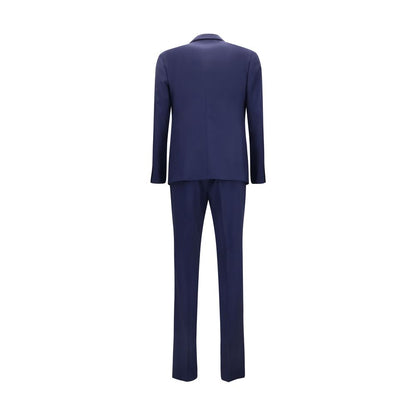 Blue Wool Oves Aries Two-Piece Suit