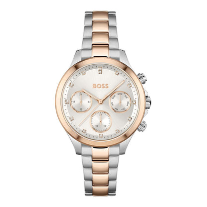 Gold Stainless Steel Dress Watch
