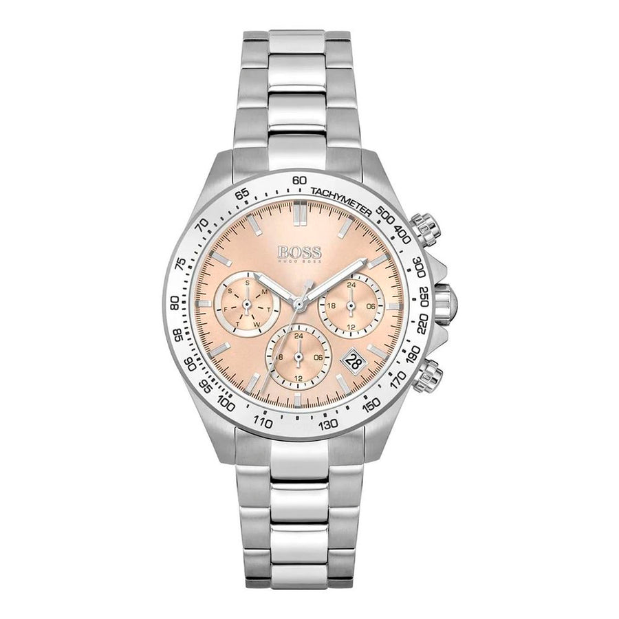 Gray Stainless Steel Bracelet Watch
