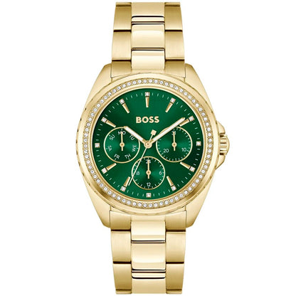 Gold Stainless Steel Dress Watch