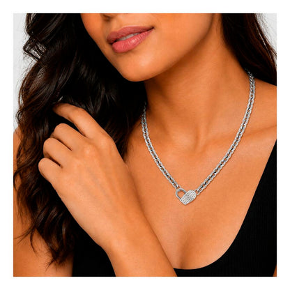Gray Stainless Steel Necklace