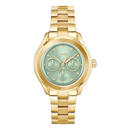 Gold Stainless Steel Dress Watch
