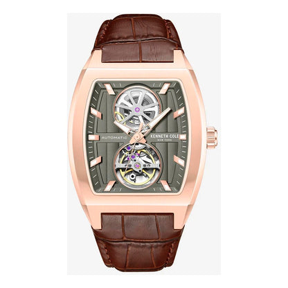 Brown Leather Dress Watch