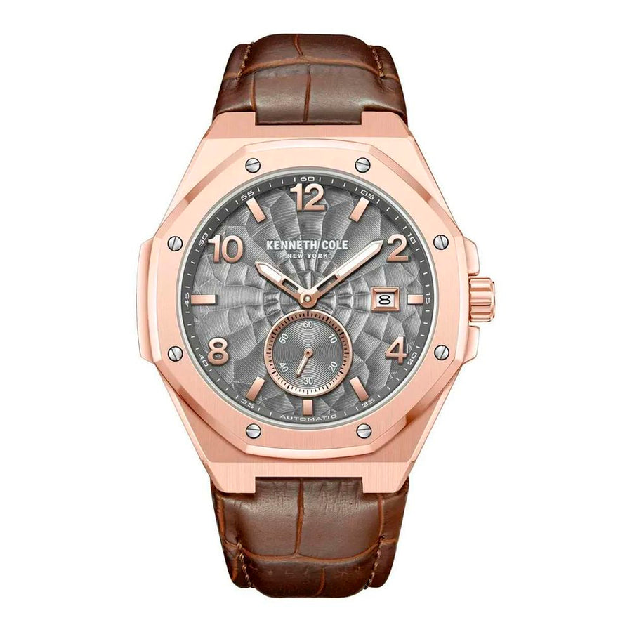 Brown Leather Dress Watch