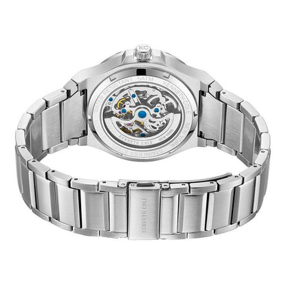 Gray Stainless Steel Dress Watch