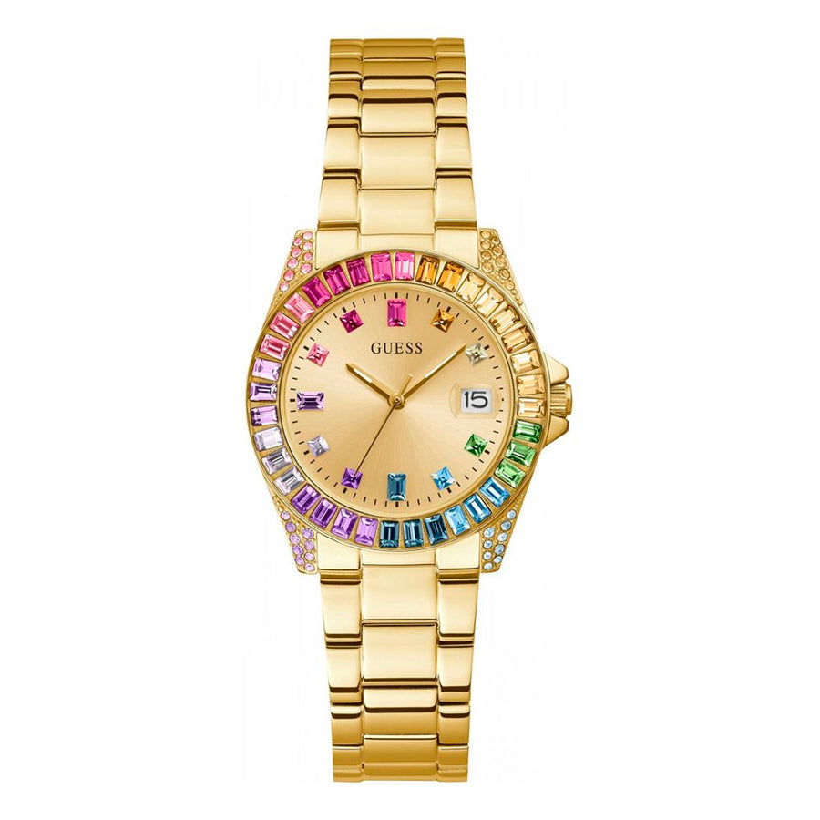 Gold Stainless Steel Dress Watch
